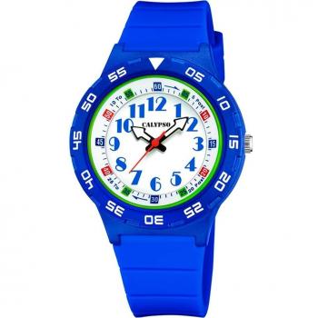 Reloj Infantil Calypso K5828/4 Digital con Correa de Caucho Azul