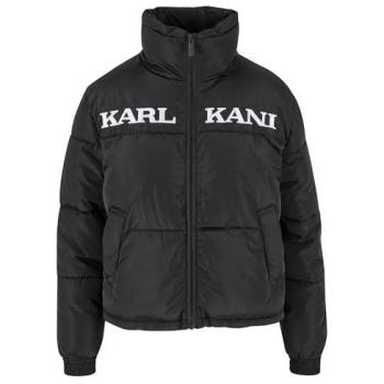 Karl Kani Women's Retro Essential Black Puffer Jacket XS