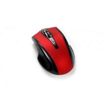 Ratón Q-Connect Óptico Inalámbrico 1000 Dpi Receptor USB 2,4 Ghz Rojo
