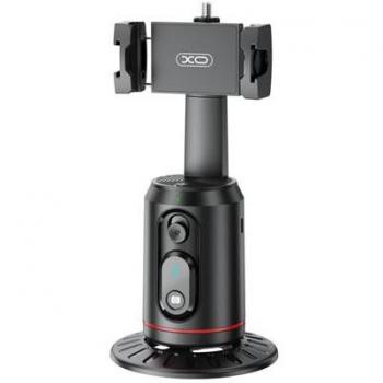 Soporte Smartphone Motorizado 360º con Seguimiento Facial y Control Gestual Bluetooth - Color Negro