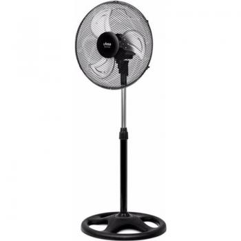 Ufesa SFM1600 Montreal Ventilador de Pie Oscilante, 50W, 3 Velocidades, 40cm Diámetro, 3 Aspas Metálicas, Altura Ajustable