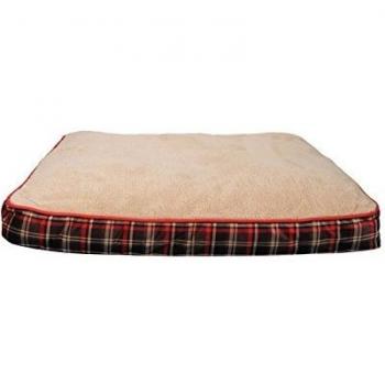 Dogit Colchonetas Scottish XL, 71 x 91 cm, Color Beige y Rojo, Color Beige y Rojo