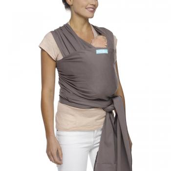 Moby Wrap Classic Fular Portabebés, Gris