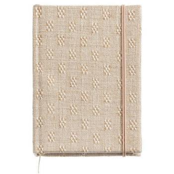 Miquelrius Cuaderno A5 Vintage Lily Horizontal 80 Hojas Lino Recicladas 20x14x1 cm