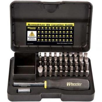 Wheeler Engineering 43-Piece Professional Gunsmithing Screwdriver Set, Black/Yellow, 954621