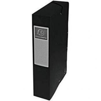 Exacompta 50601E - Carpeta de proyecto con goma, color negro