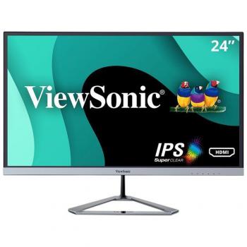 ViewSonic VX2476-SMHD 24 Full HD IPS Monitor with Speakers, HDMI, DisplayPort, and VGA