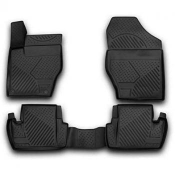 Alfombrillas de goma OMAC 1515444 compatibles con Citroen C4 2011-2020 TPE negras 4X