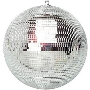BeamZ Bola de Discoteca de espejos para colgar del techo, Grande, Espejos, Decoración de Fiestas, Diámetro 30 cm.