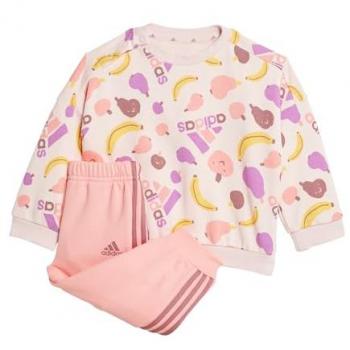 Conjunto de jogging y sudadera con estampado integral para bebé adidas Essentials