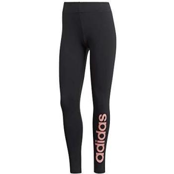 adidas W E Lin Tight Mallas, Mujer, Negro/Rosglo, XS
