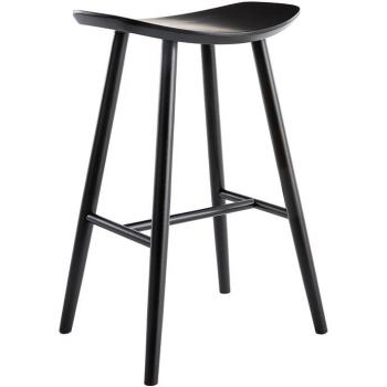 Taburete de bar moderno nogal 72cm DEMORY