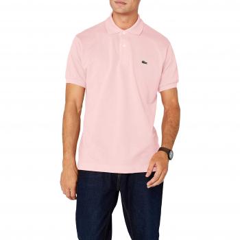 Lacoste Classic Fit L.12.12 Mens Short Sleeve Polo Shirt - Flamingo T03 - Size L - Male