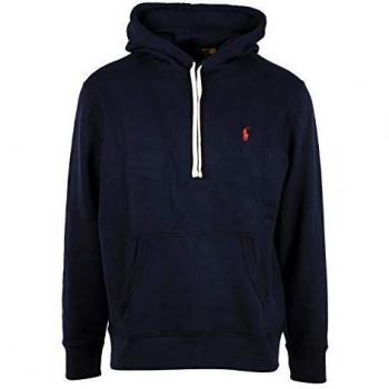 Sudadera con Capucha y Bolsillo Canguro Polo Denim Ralph Lauren para Hombre Manga Larga Color Marino