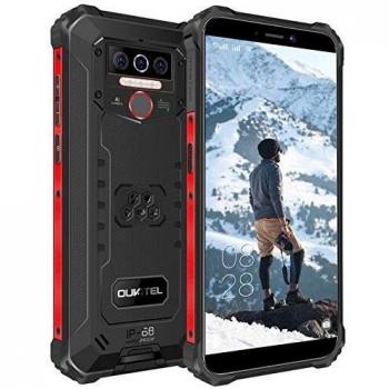 OUKITEL WP5 Móvil Libre Resistente, Android 10.0, 4+32GB Impermeable IP68 Rugged Smartphone, 8000mAh Batería 5.5'' HD+