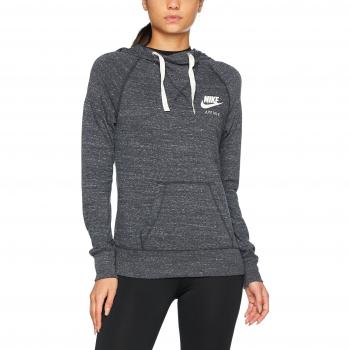 nike W NSW GYM Vntg Sudadera, Mujer, Gris /