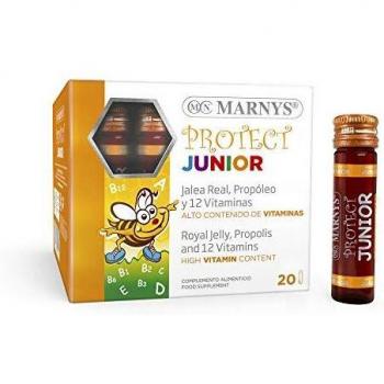 MARNYS Protect Junior Defensas para Niños con Jalea Real, Propóleo y 12 Vitaminas 20 Viales