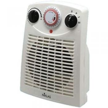 Calefactor Vertical Niklas 2000W con Temporizador y Función de Ventilador