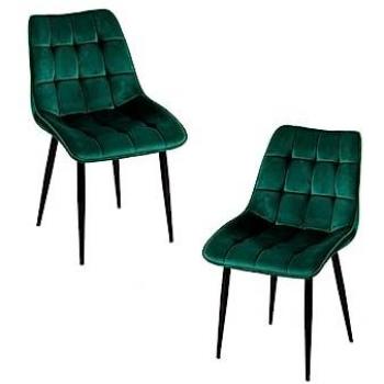 Pack 2 Sillas Cade Terciopelo Verde