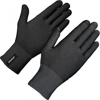 GripGrab Guantes de Ciclismo Invierno de Lana Merino Guantes Largos Bicicleta Térmicos de Punto Táctiles Sotoguantes