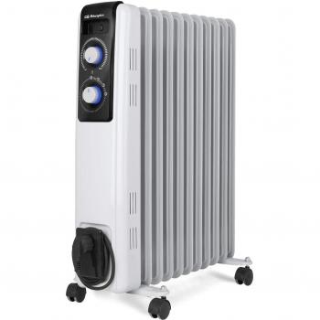 Orbegozo RF 2500, Radiador de Aceite, Construcción Modular de 11 Elementos, 2500 W, Blanco