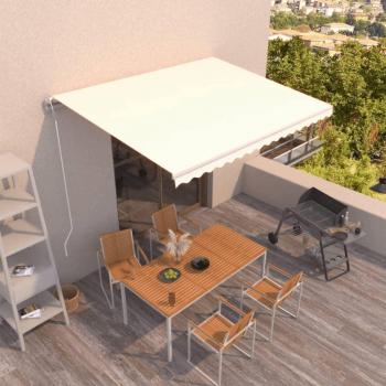 Toldo Retráctil Automático 400x350 cm Crema