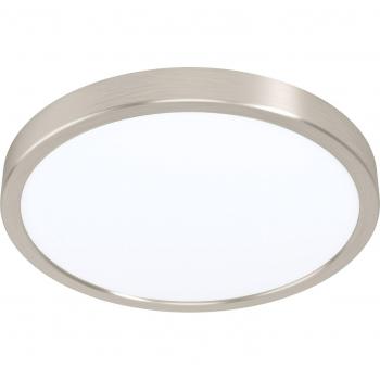 Plafón LED Fueva 5 Blanco y Níquel Mate, Reacondicionado A, Ø 28,5 cm, 20,5W