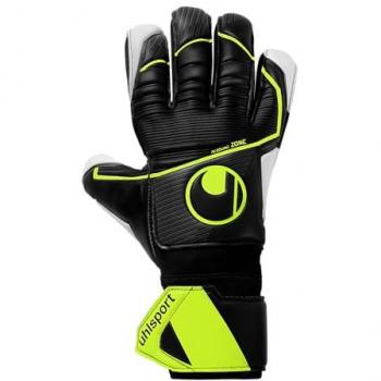 Uhlsport Guantes de Portero Supersoft HN Flex Frame Noir/Jaune Fluo 5.5