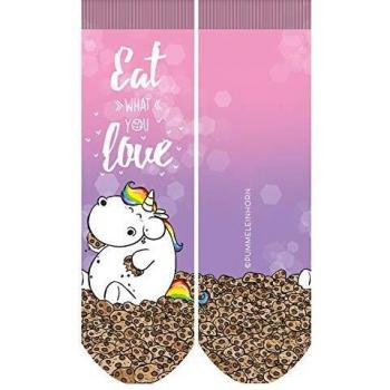 Pummeleinhorn Fotoprint Socke - Love Gr. 35/38