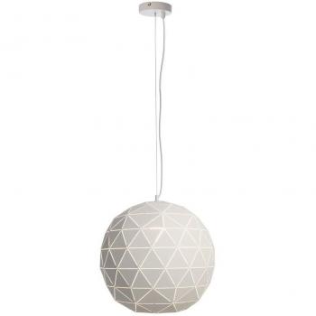 Lámpara colgante Asterope, Ø 50 cm redonda, blanca mate, 3x E27 máximo 60W