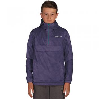 Dare 2b Boys Confusion Polyester Half Zip Showerproof Pullover Jacket