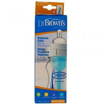 Dr. Brown's Natural Flow Wide Neck Anti-Colic Baby Bottle 270ml