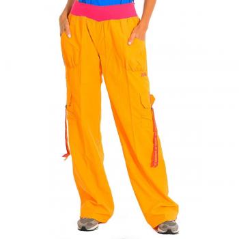 Zumba Pantalón Deportivo Naranja-Fucsia