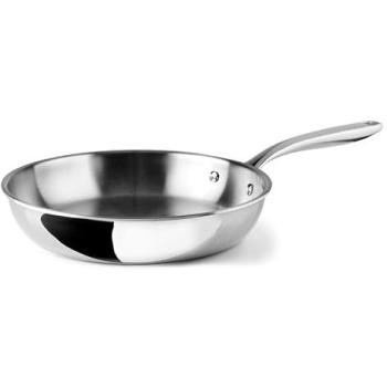 Sartén Tricapa Lacor TriChef 20 cm, Acero Inoxidable 18/10, Libre de Tóxicos, Apta para Todo Tipo de Cocina y Lavavajillas