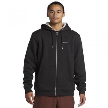 Quiksilver Sudadera con Cremallera Keller Negra para Hombre, Anthracite, Talla XL