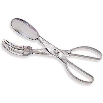 Fackelmann 41812 - Pinzas para Ensalada Transparentes 28,5x6,5cm