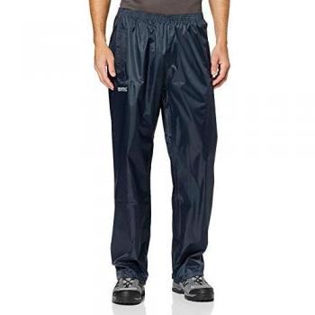 Regatta Stormbreak Waterproof Overtrousers for Men, Navy Blue, Size XXL
