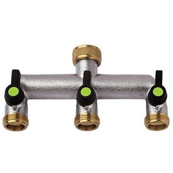 S&M 550256 - Grifo Triple, 3 vías, 3/4 x 3/4