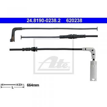 Sensor de desgaste de pastillas de freno ATE 24.8190-0274.2 para BMW 5 (E60), 6 (E63, E64)