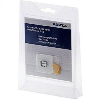 Tarjeta microSD 2GB para Mitel 600 series y VoIP A620d/A630d - Preprogramada, Negro