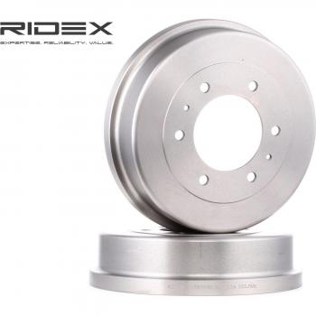 RIDEX 123B0095 Tambor de freno, Set de 2