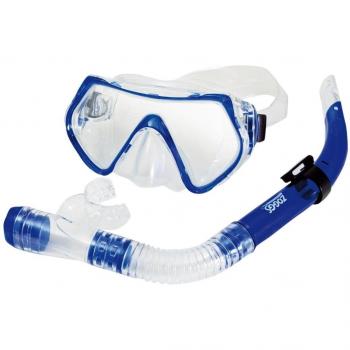 Zoggs Gafas y Tubo de Snorkel, Unisex, Azul, Adulto