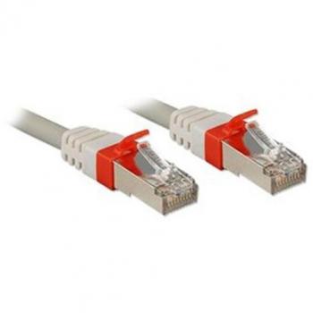 Lindy 1m Cat.6A S/FTP LSZH Network Cable - Grey, 10 Gbit, Low Smoke Zero Halogen