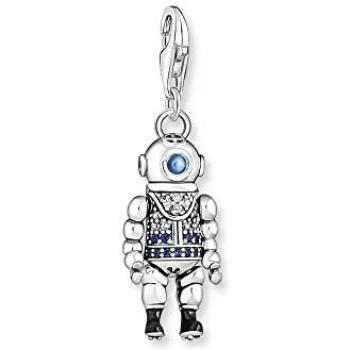 Thomas Sabo Women's Diver Charm Silver 925 Black Enamel 1896-644-7