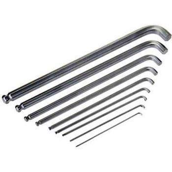 Wera 950 Hex-Plus 4 Chrome-plated Hex-Key Set, Metric, 1.5-10 mm, 9 Piece, 05073594001