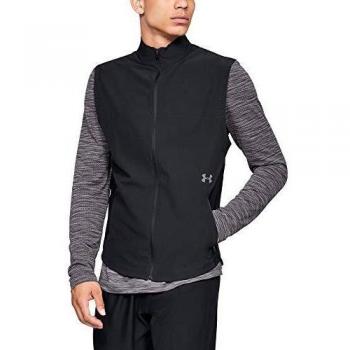 Under Armour Desaparecer híbrido Parte Superior del Calentamiento, Hombre, Black / / Steel 001, S