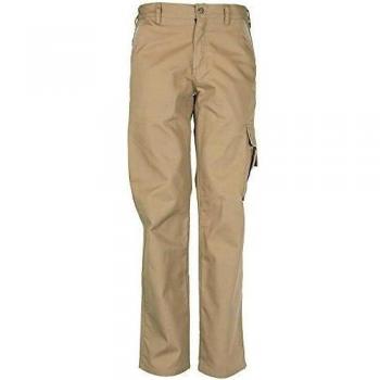 Ropa de trabajo thermohose lienzo 320 verde caqui Talla:42