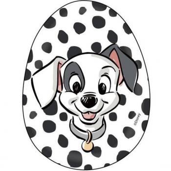 Cepillo Desenredante Infantil Disney 101 Dálmatas Blanco y Negro Plástico ABS Diseño Manchas de Dálmata Original España Cerdá