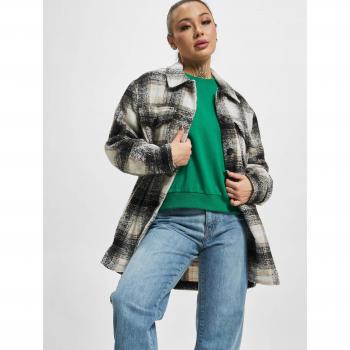 Only Allison Multicolor Checked Shacket Coat for Women