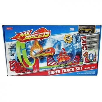 PISTA LOOPING CON 1 COCHE RETRO FRICCIÓN 7CM